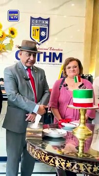 Ahmad Shafiq, Founder, President & CEO of COTHM, Addresses the Italy-Pakistan Friendship Celebration
