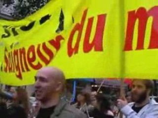 manifestation sarkozy george bush