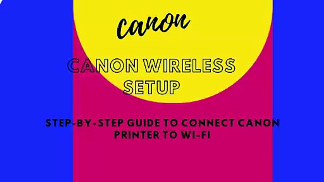 Canon Wireless Setup