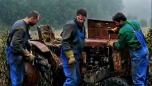 An abonded Belarus mtz tractors restoration