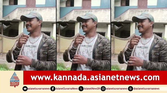 ಮೈಸೂರಿನಲ್ಲಿ ಅಪರೂಪದ ಬೆಕ್ಕಿನ ಕಣ್ಣಿನ ಹಾವು ಪತ್ತೆ ಮತ್ತು ಸೆರೆ | Rare Cat Snake Mysuru | Suvarna News