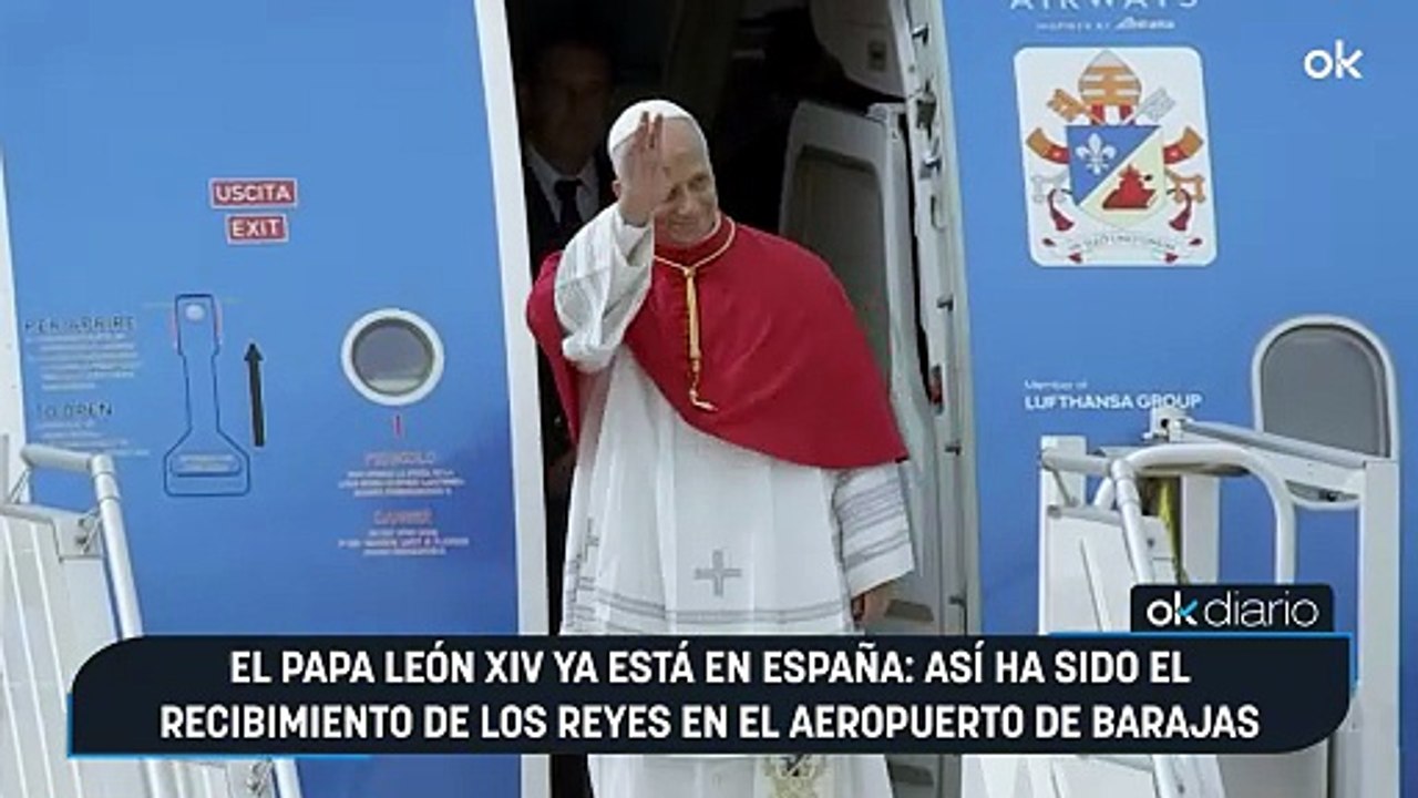 El Papa León XIV ya está en España: así ha sido el recibimiento de los Reyes en el aeropuerto de Barajas
