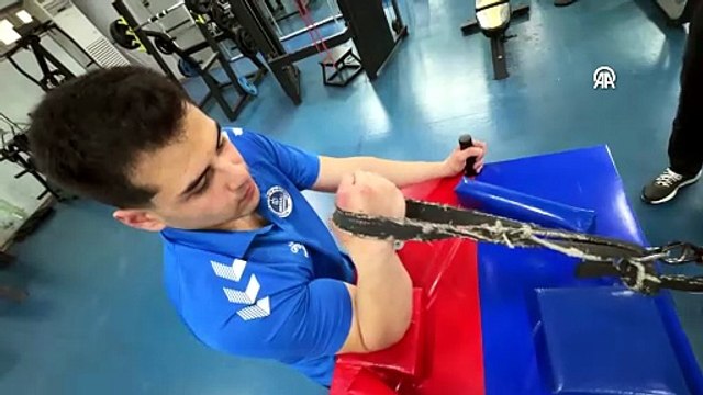 Avrupa şampiyonu milli bilek güreşçinin dünya kürsüsü hedefi | Ajansspor | AA