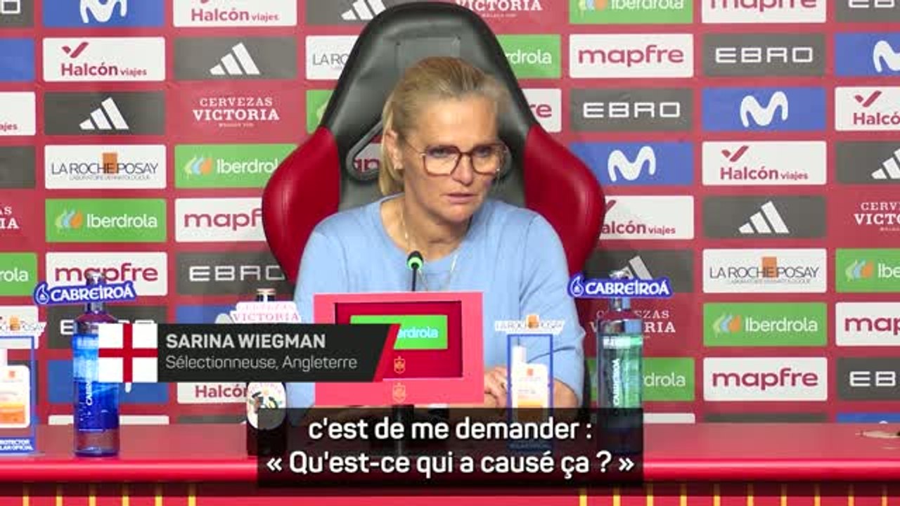 Angleterre - Wiegman frustrée par la grosse défaite contre l’Espagne