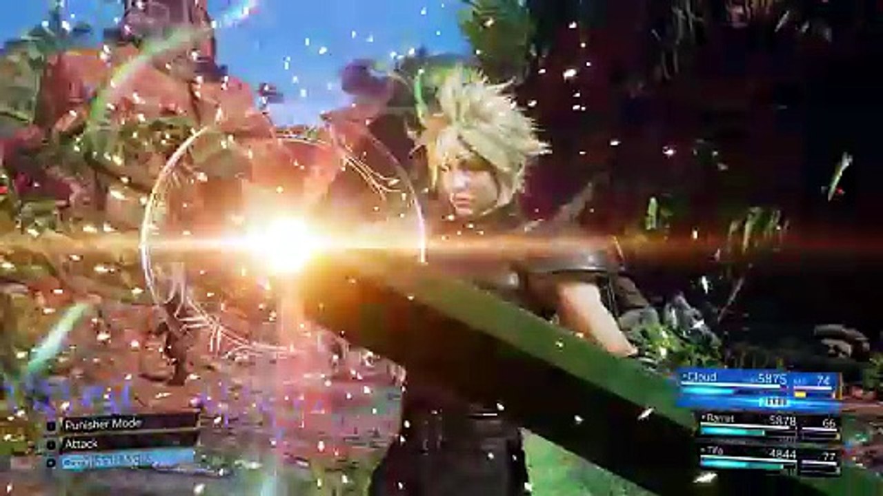 Introducción gameplay de Final Fantasy VII: Revelation