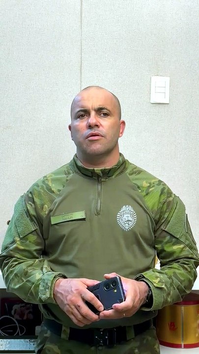 Capitão Namur fala sobre situação em que mais de uma tonelada de maconha foi apreendida em Perobal