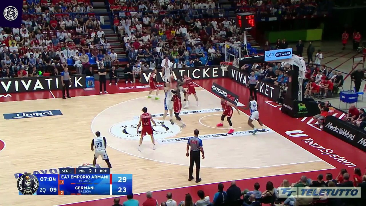 Video News - Germani sconfitta a Milano in gara-4: stagione finita