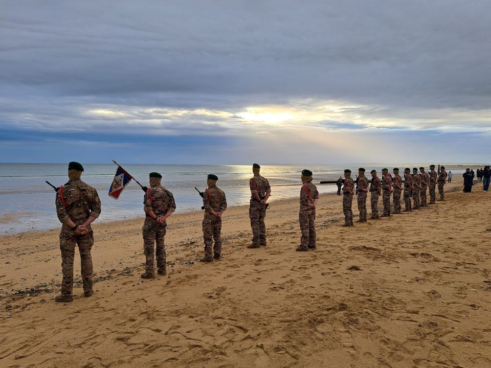 82e anniversaire du D-Day : la 1er cérémonie du 6 juin à 7h23 sur cette plage du Calvados