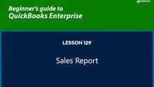 129 - Sales Report: Customer & Item