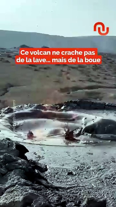 Ce volcan crache... de la boue ?!