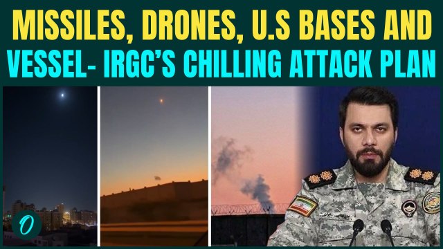 Iran BOMBS U.S-Linked Vessel in Hormuz, HITS U.S Bases in Bahrain, Kuwait | IRGC REVEALS Details