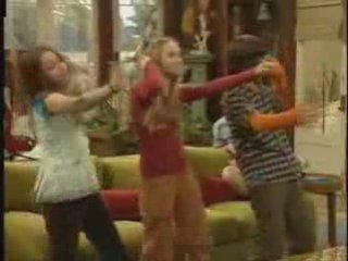 Cast of High School Musical on Hannah Montana