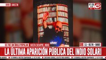 Así fue la última aparición pública del Indio Solari: "Voy a jugar a que estoy ahí"