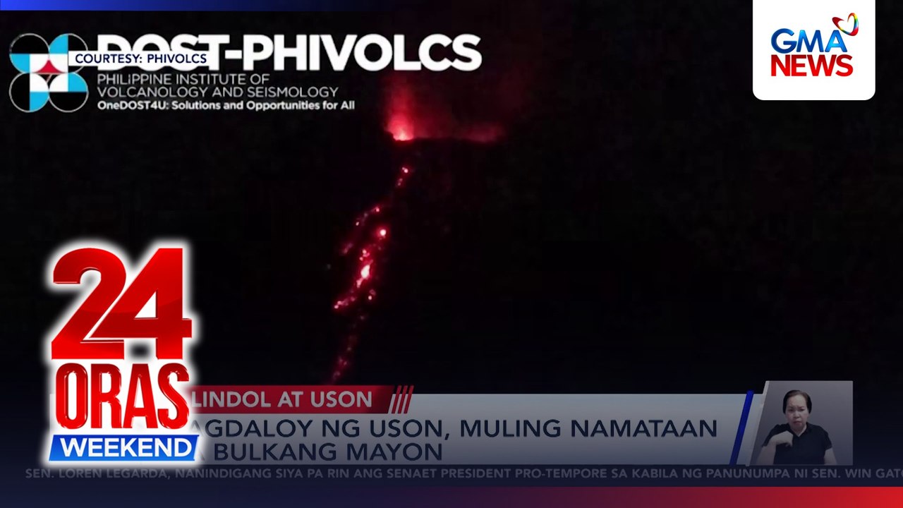 Mayon nagbuga ng uson; Lindol yumanig sa Albay | 24 Oras Weekend