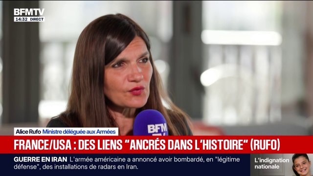 Alice Rufo, ministre déléguée des Anciens combattants, en marge de l'anniversaire du débarquement en Normandie: cette solidarité est le ciment de l'amitié franco-américaine