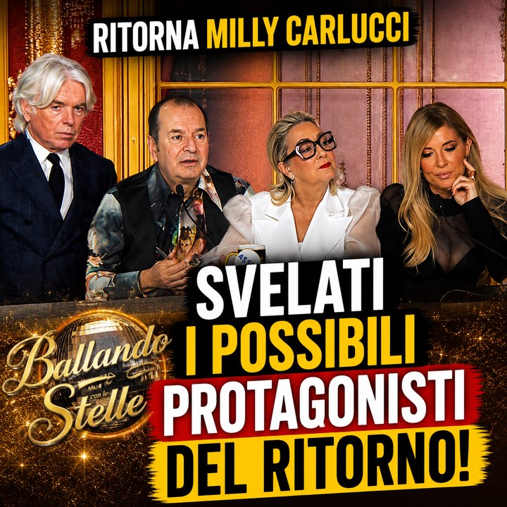 Svelati i possibili protagonisti del ritorno di Milly Carlucci