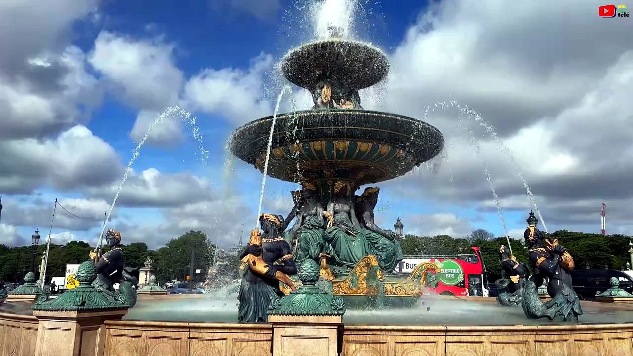 Paris  | Concorde, Obélisque et Fontaines | Paris Bretagne Télé