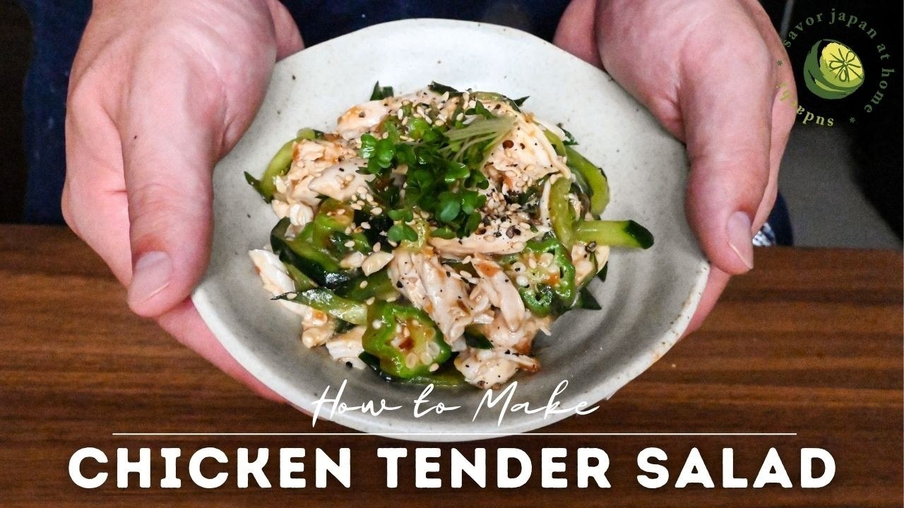 The Chicken Tender Salad I Can't Stop Eating (with Fruity Japanese dressing)