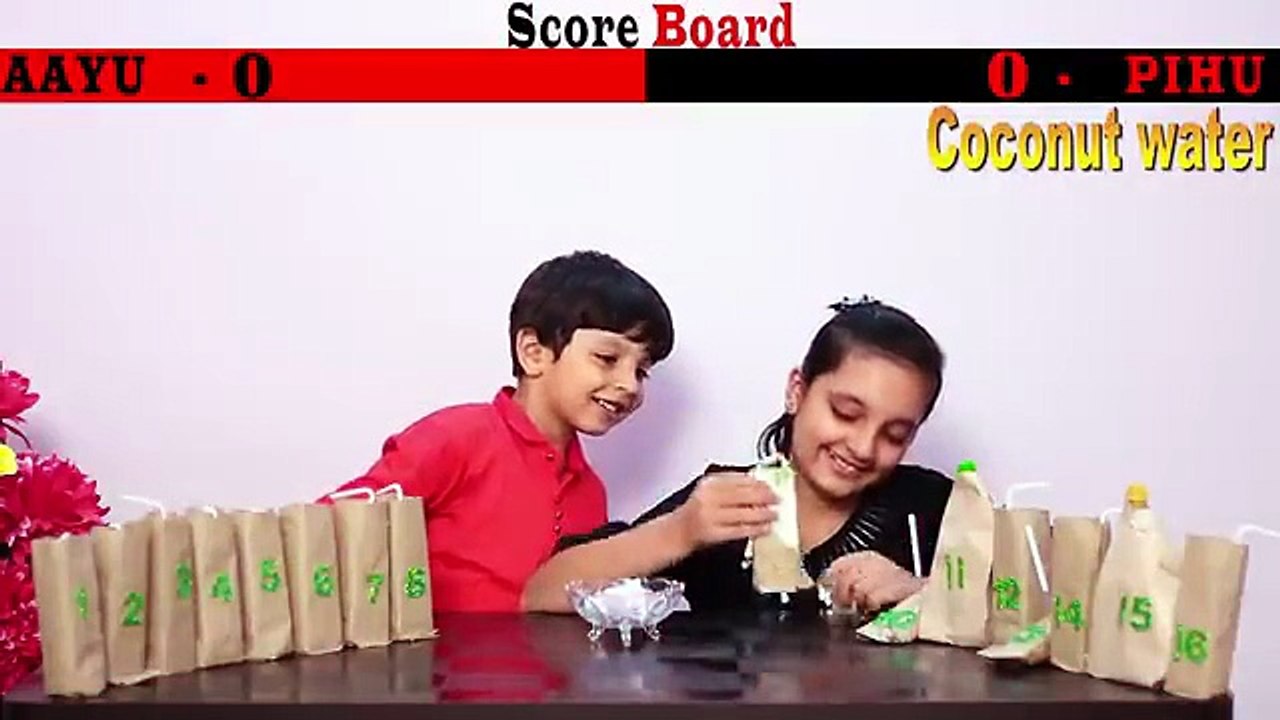 JUICE CHALLENGE | Healthy Eating Moral Story Fun | Ep 55 Aayu and Pihu Show