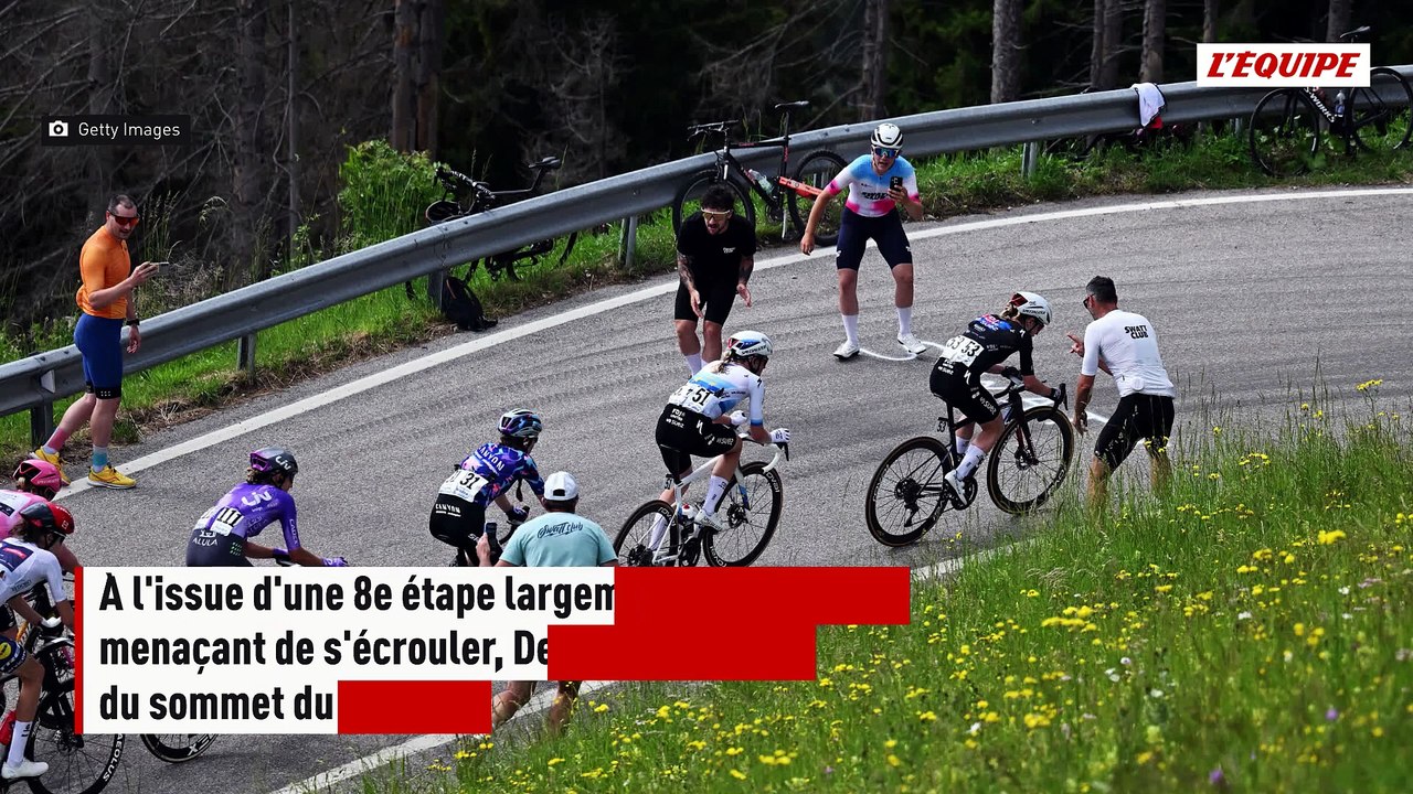 Demi Vollering triomphe avant le sommet du mythique Finestre sur la 8e étape raccourcie du Giro, Anna Van der Breggen reste en rose - Cyclisme - Giro (F)