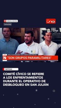 Comité Cívico pro Santa Cruz respalda acción policial y pide carreteras expeditas