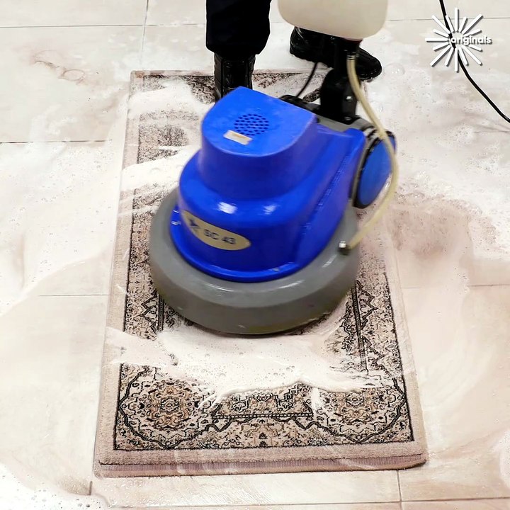 Nothing more satisfying than a really dirty rug...