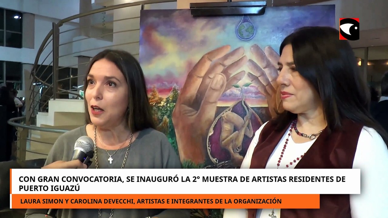 Con gran convocatoria se inauguró la 2° Muestra de Artistas Residentes de Puerto Iguazú.mp4
