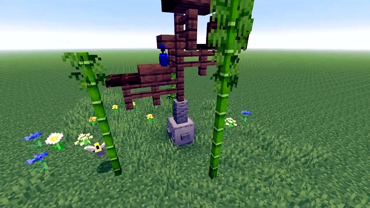 Comment faire un ARBRE À PERROQUETS sur MINECRAFT ? 🦜 #35