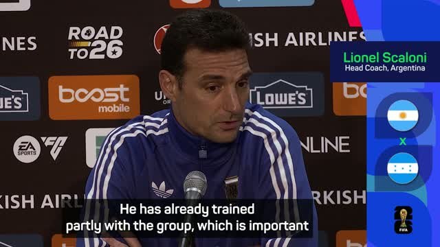 Scaloni hints at Messi minutes in pre-World Cup friendlies
