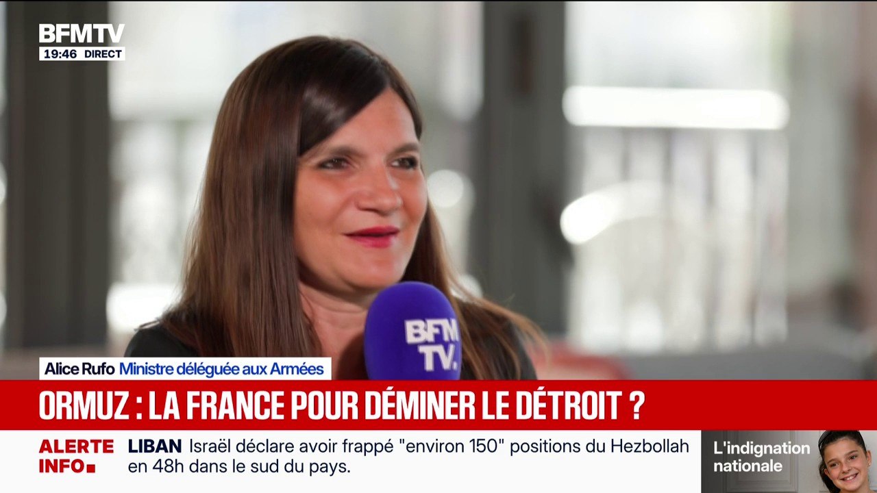 France/États-Unis : "J'ai des entretiens ce week-end avec mon homologue au Pentagone. Les relations sont extrêmement professionnelles", déclare Alice Rufo, ministre déléguée des Armées