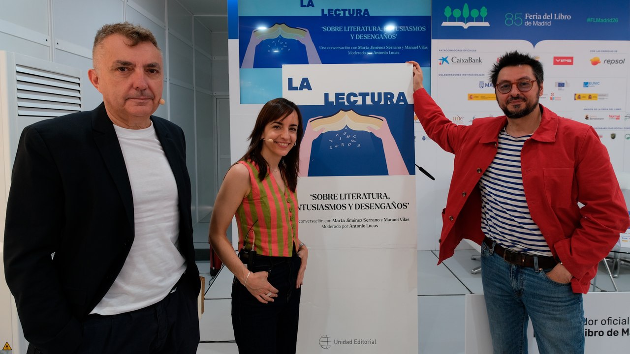 Marta Jiménez Serrano y Manuel Vilas: ‘Sobre literatura, entusiasmos y desengaños’
