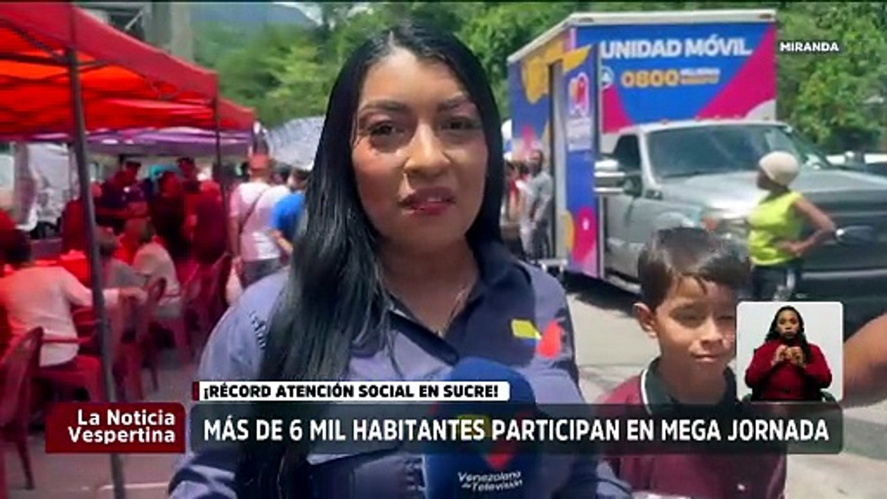 Más de 6 mil familias son beneficiadas en mega jornada de atención social en Caucagüita