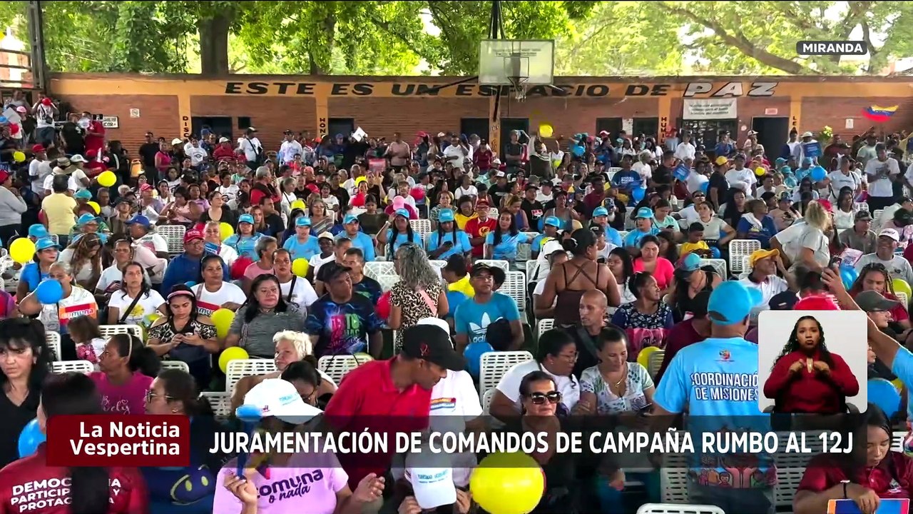 Juramentan Comandos de Campaña en los Valles del Tuy de cara a la Consulta Popular del 12J