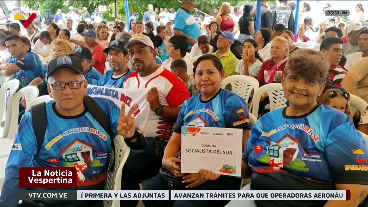 Alcaldía de Iribarren entregó financiamientos a las comunas para ejecución de proyectos