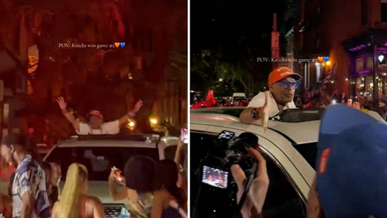 Spike Lee gets ‘Pope’ mobile treatment in Brooklyn after New York Knicks take NBA finals lead