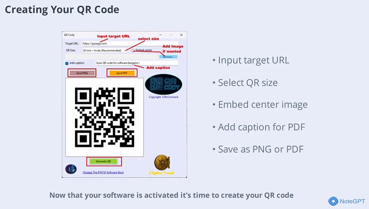 QR code generator..  make your own QR codes EASY !