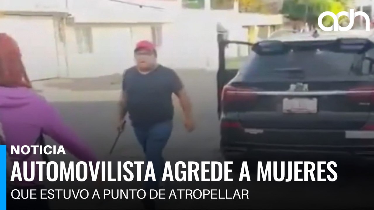 Hombre agrede a mujeres en Puebla después de un supuesto intento de atropello