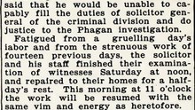 Sunday, 18th May 1913 Three Arrests Expected Soon in Phagan Case