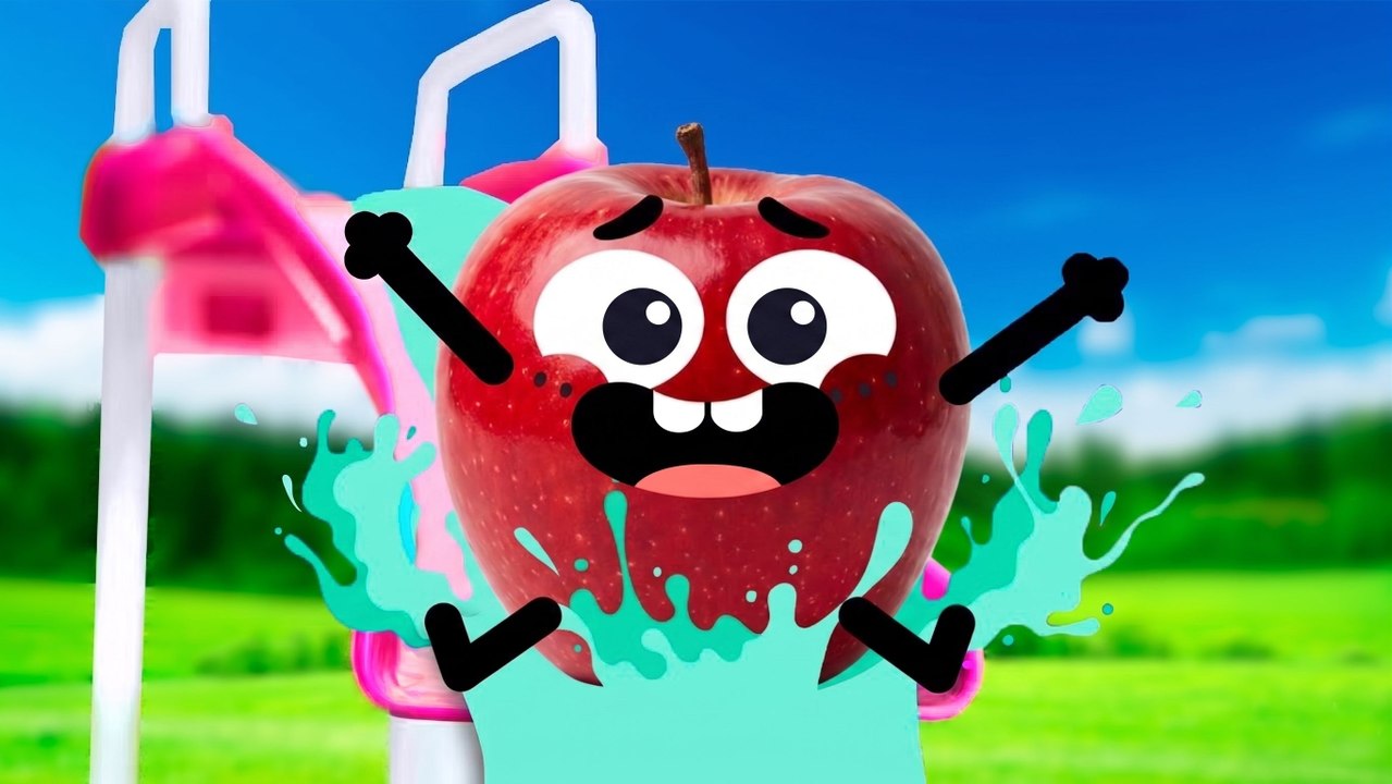 A Splash of Fun: The Joyful Apple in Doodland