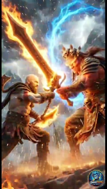Kratos vs Mongolian God of War Begtse 🔥 Brutal Fight | God Of War Laufey | Faye