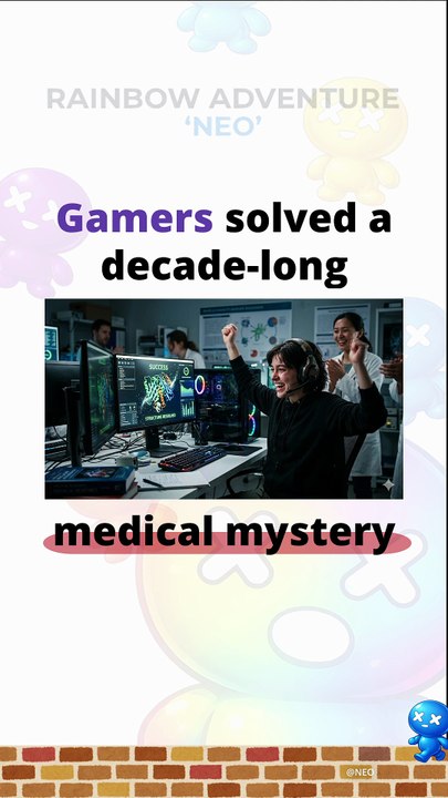 Gamers solved a decade-long medical mystery. #NEO #RAINBOWADVENTURE