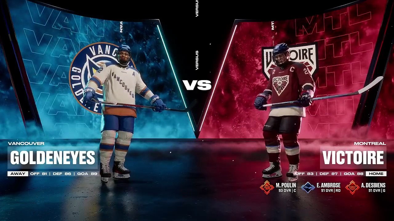 NHL® 26 (2025-26 PWHL) GM 24 VAN vs MTL