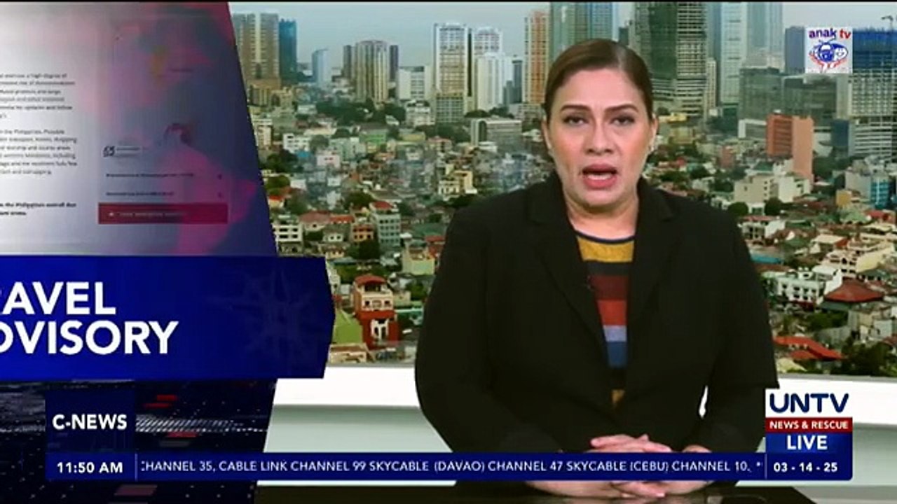 Australia, naglabas ng travel advisory laban sa Pilipinas [Full Movie]