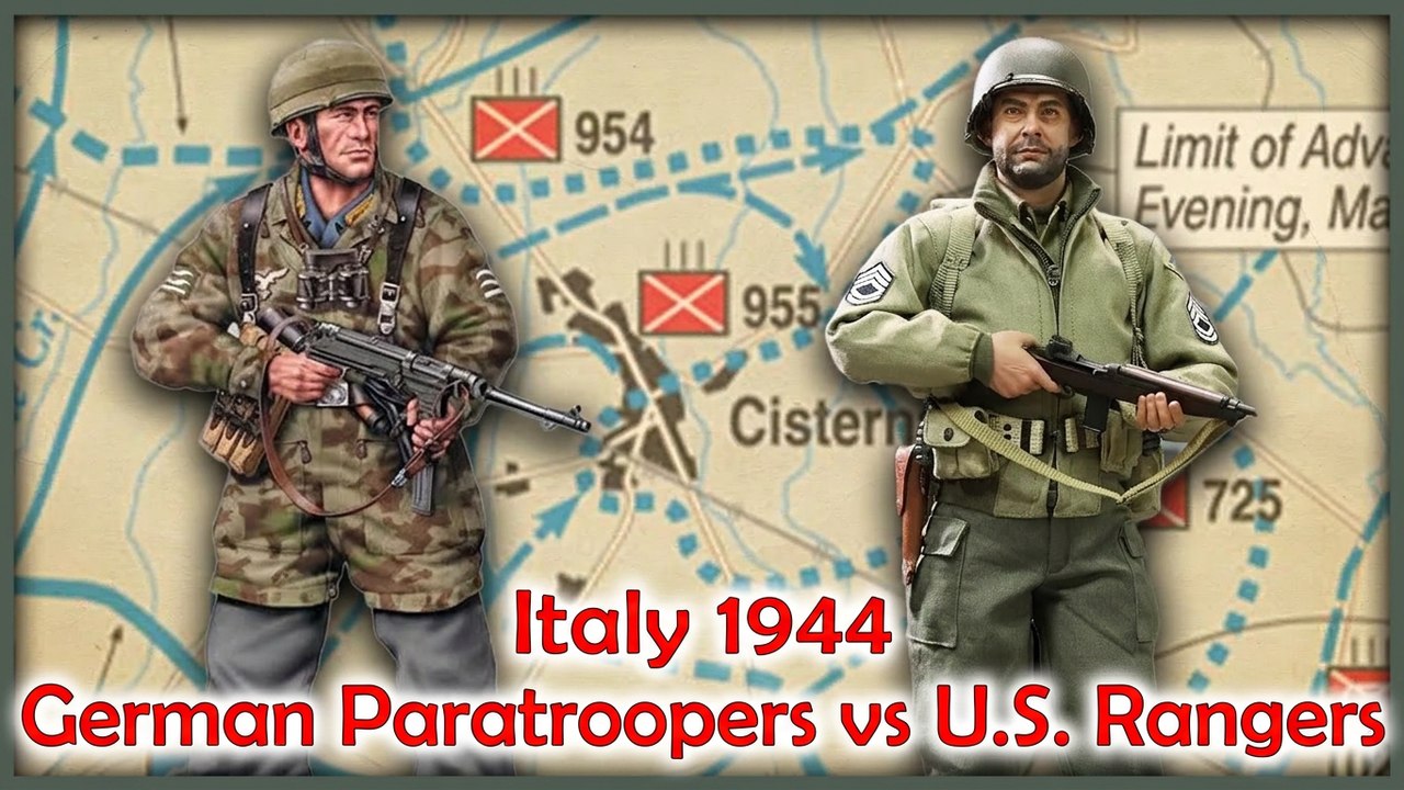 Italy 1944: German Paratroopers vs. US Rangers – Battle of Cisterna / Battle of Anzio-Nettuno