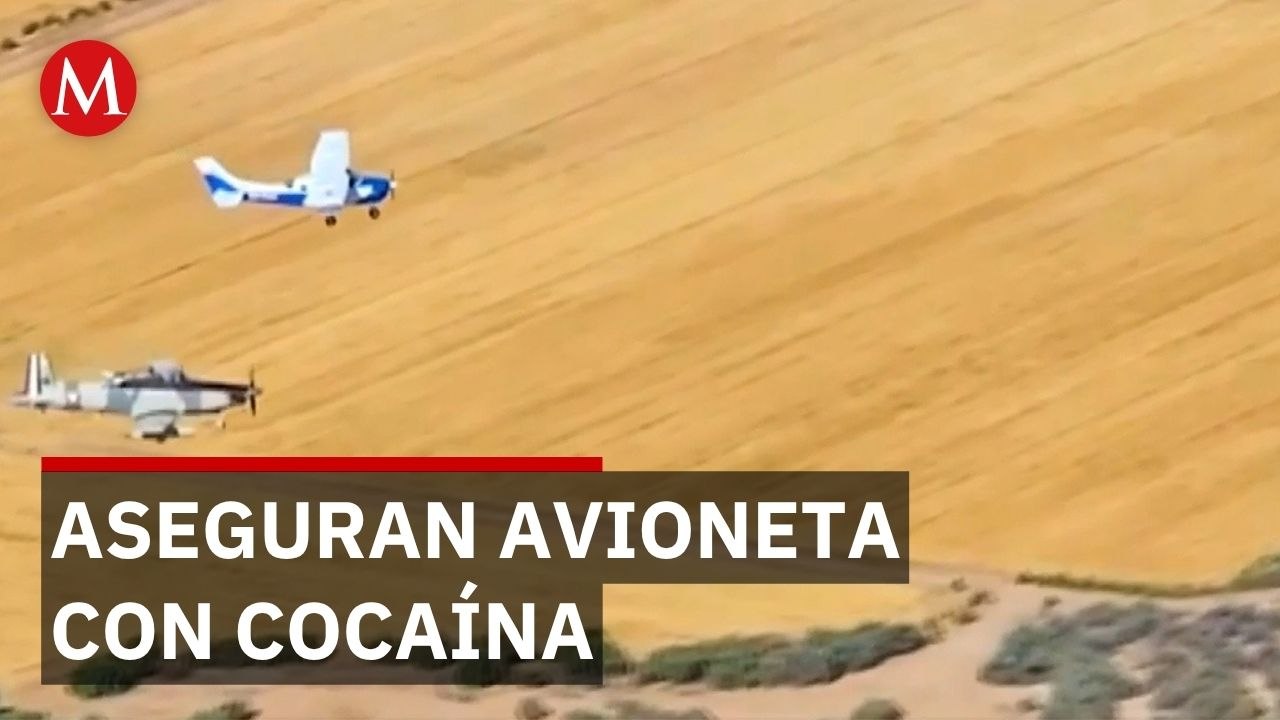Operativo federal asegura Cesna con 24 kilos de cocaína en Mexicali; afecta a narcotráfico aéreo