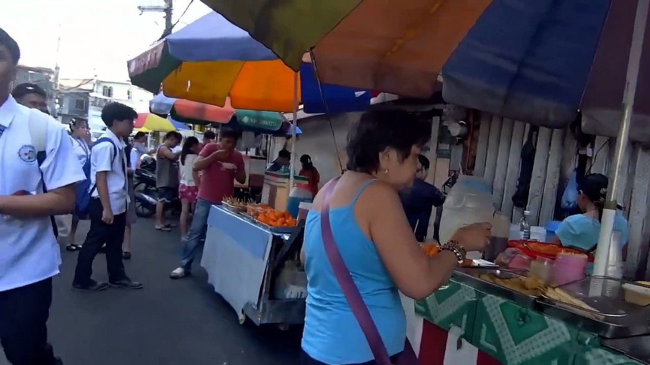 Food Trip Along San Perfecto Street in San Juan City in the Philippines