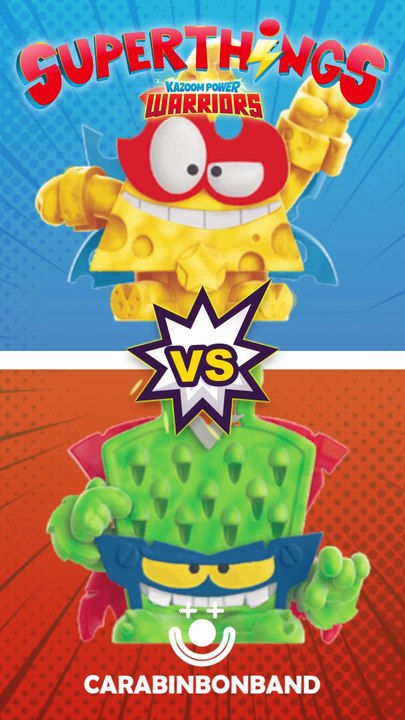 ⚡#superthings #kazoompowerwarriors EMMENSTAR Vs DISGRATER - By CARA BIN BON BAND 🤡