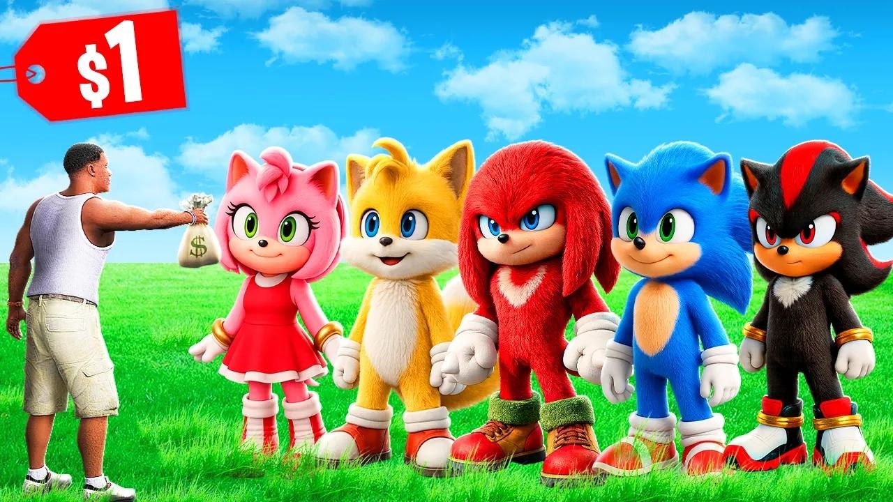 Buying EVERY Baby Sonic Character in GTA 5 for Just $1! (Unbelievable)
