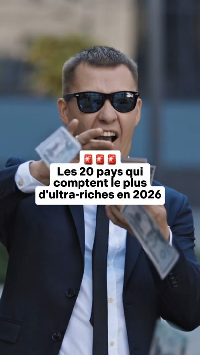🚨 Les 20 pays qui comptent le plus d’ultra-riches en 2026