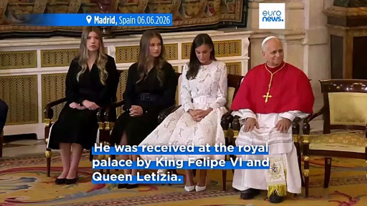 Pope Leo XIV calls for 'end to polarisation' as he makes the first papal visit to Spain in 15 years